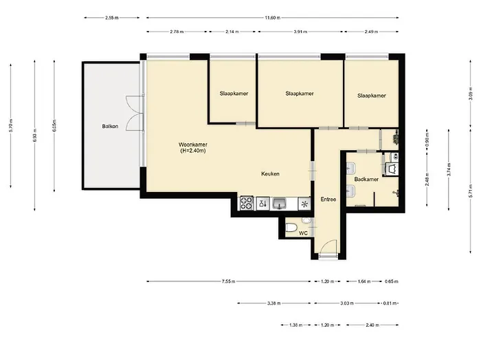 Апартаменты De Fuut - Kabbelaarsbank 6p - Not For Companies *